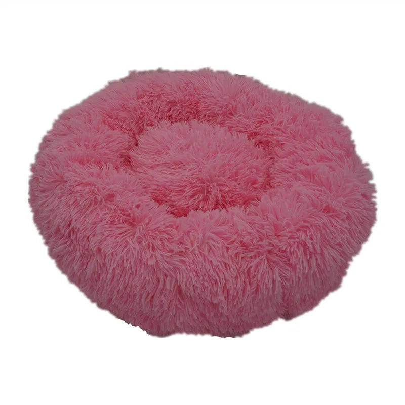 Calming Dog Bed Sofa Round Plush Mat for Dogs Large Big Labradors Cat House Donut Bed for Dog Dcpet Dropshipping Pets Products