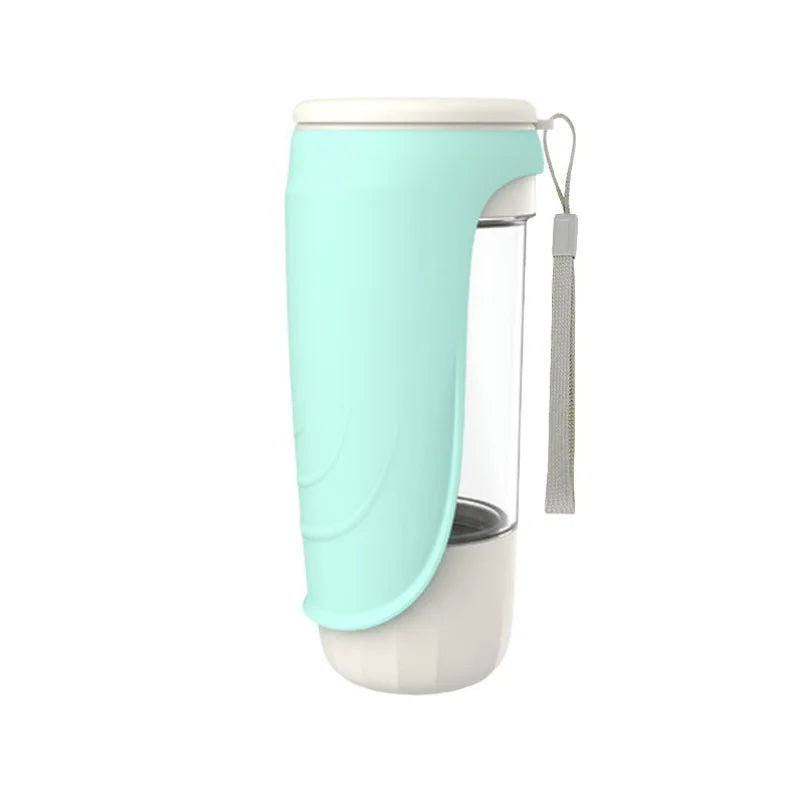 Gourde 2 en 1 portable pour chien avec bol pliable — petits et grands chiens