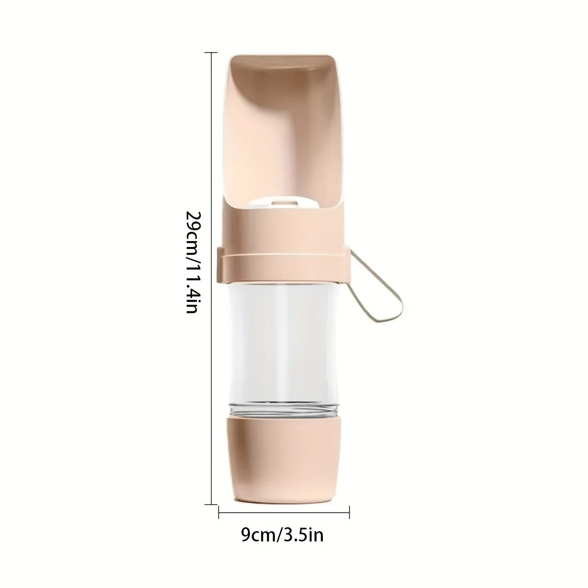Portable Dog Water Bottle, Durable Pet Hydration Dispenser for Outdoor Walks, Hiking, Travel - Ergonomic Bottle Design