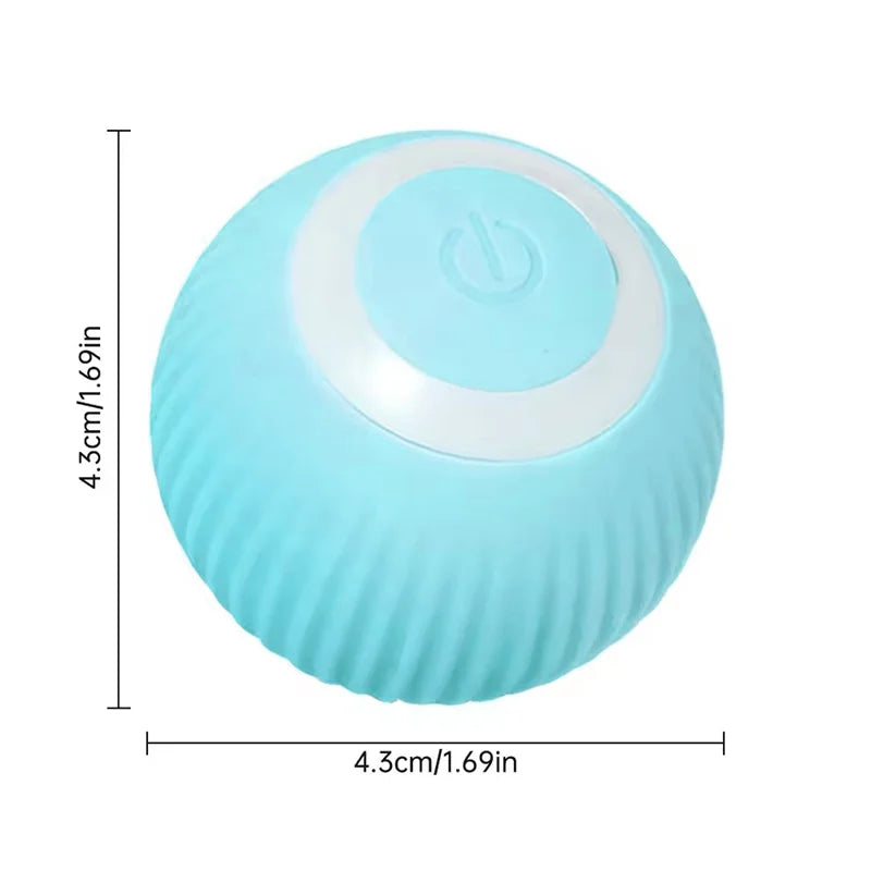 Smart Toy Ball Automatic Rolling Ball Pet Self Amusement Boredom Relief Toy Bite Resistant Electric Interactive Cat Teaser Ball