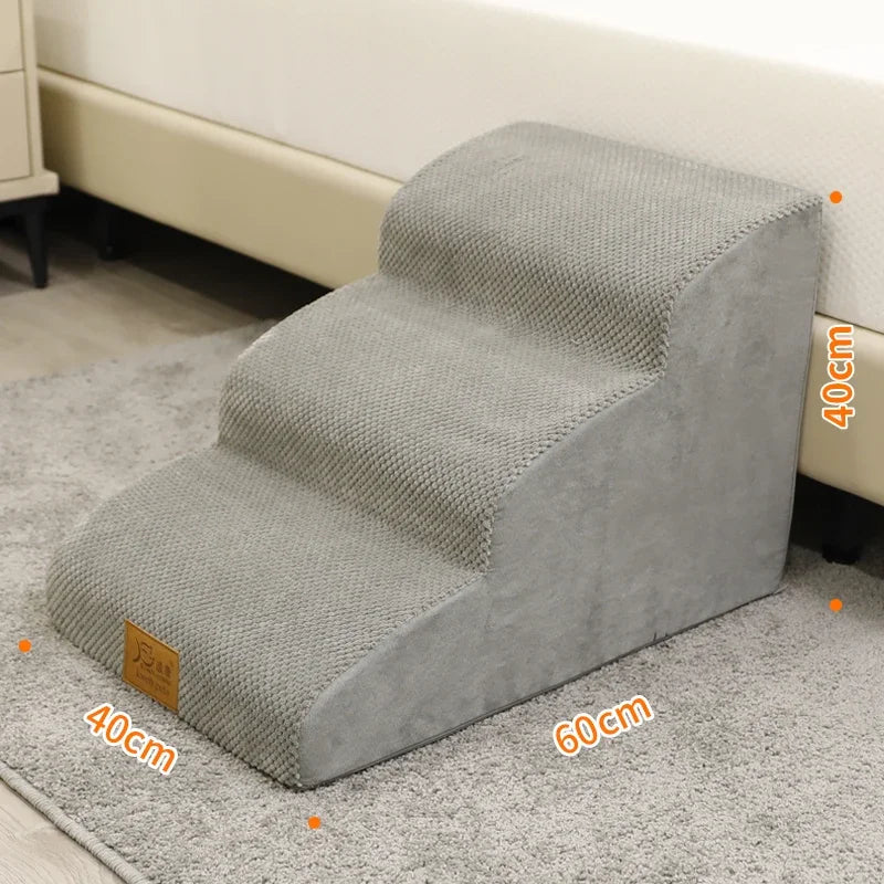 Escalier antidérapant démontable pour chien et chat — protection des hanches et articulations