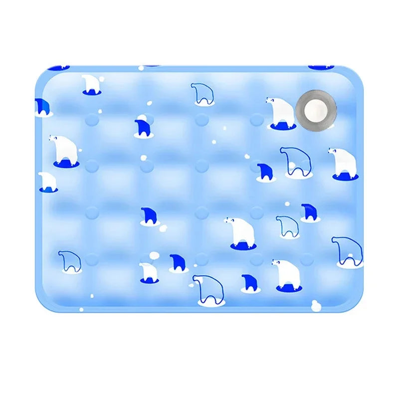 Tapis rafraîchissant réutilisable pour chien et chat — couverture glace durable canapé été
