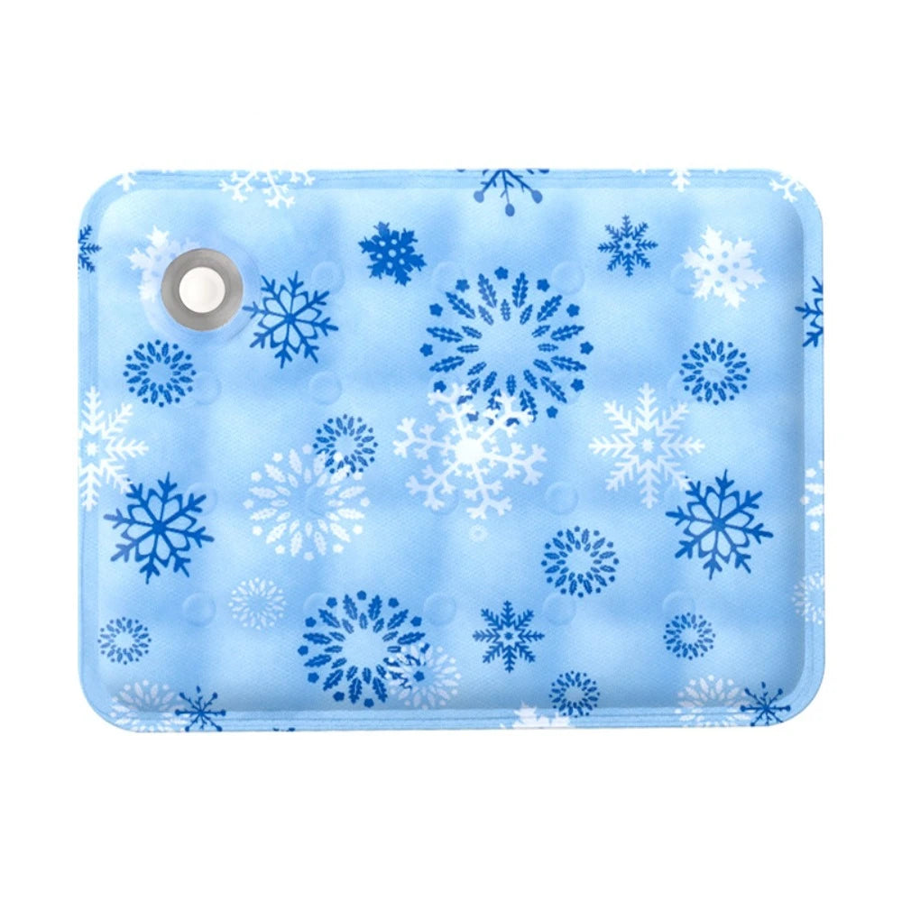 Pet Cooling Dog Mat for Cat Ice Gel Self Added Water Dog Cold Bed Mat Portable Durable Pet Ice Cushion For Small Big Dogs