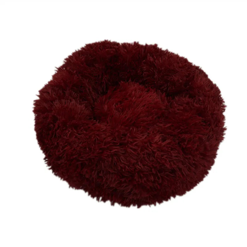 Calming Dog Bed Sofa Round Plush Mat for Dogs Large Big Labradors Cat House Donut Bed for Dog Dcpet Dropshipping Pets Products