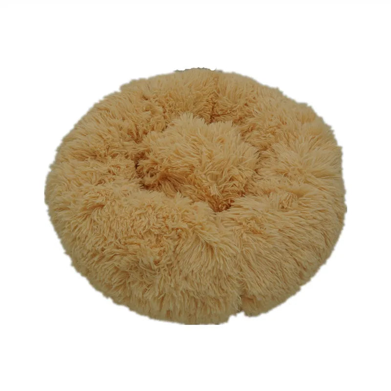 Calming Dog Bed Sofa Round Plush Mat for Dogs Large Big Labradors Cat House Donut Bed for Dog Dcpet Dropshipping Pets Products