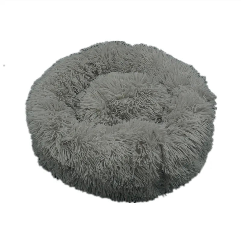 Calming Dog Bed Sofa Round Plush Mat for Dogs Large Big Labradors Cat House Donut Bed for Dog Dcpet Dropshipping Pets Products