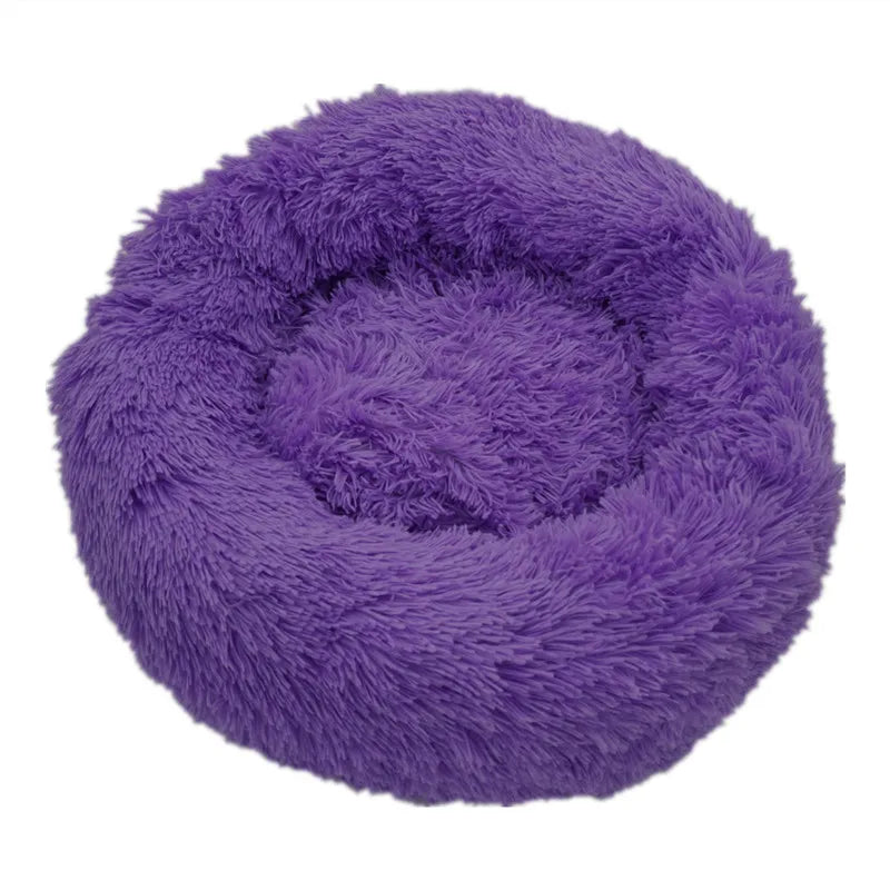 Calming Dog Bed Sofa Round Plush Mat for Dogs Large Big Labradors Cat House Donut Bed for Dog Dcpet Dropshipping Pets Products