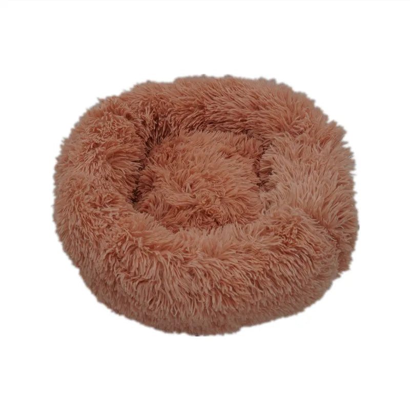 Calming Dog Bed Sofa Round Plush Mat for Dogs Large Big Labradors Cat House Donut Bed for Dog Dcpet Dropshipping Pets Products