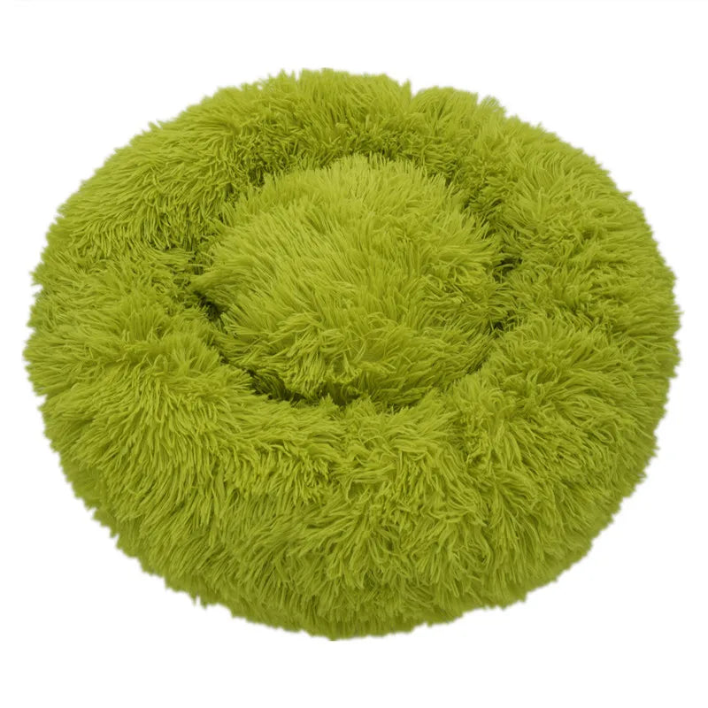 Calming Dog Bed Sofa Round Plush Mat for Dogs Large Big Labradors Cat House Donut Bed for Dog Dcpet Dropshipping Pets Products