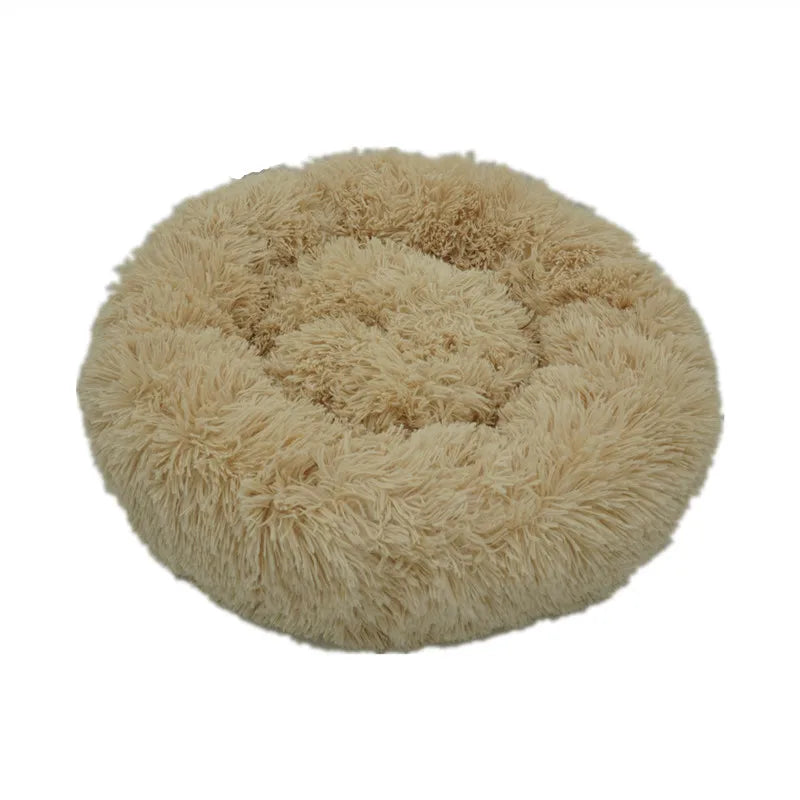 Calming Dog Bed Sofa Round Plush Mat for Dogs Large Big Labradors Cat House Donut Bed for Dog Dcpet Dropshipping Pets Products