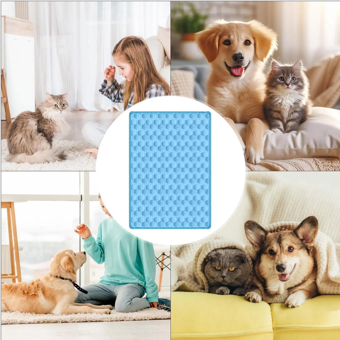 Dog Cooling Mat Summer Pet Cold Bed Extra Large For Small Big Dogs Pet Accessories Cat Durable Blanket Sofa Cat Ice Pad Blanket