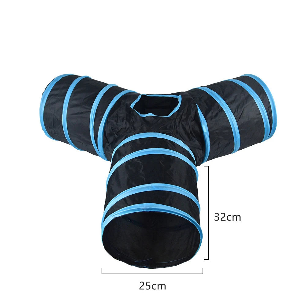 Cat Tunnel Foldable Cat Tunnel Pet Supplies Cat S T Y Pass Play Tunnel Cat Toy Breathable Drill Barrel for Indoor Loud Paper