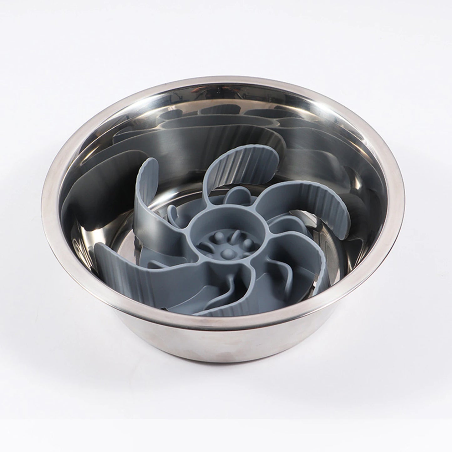 Dog bowl silicone anti-gulp insert – Secure suction cup