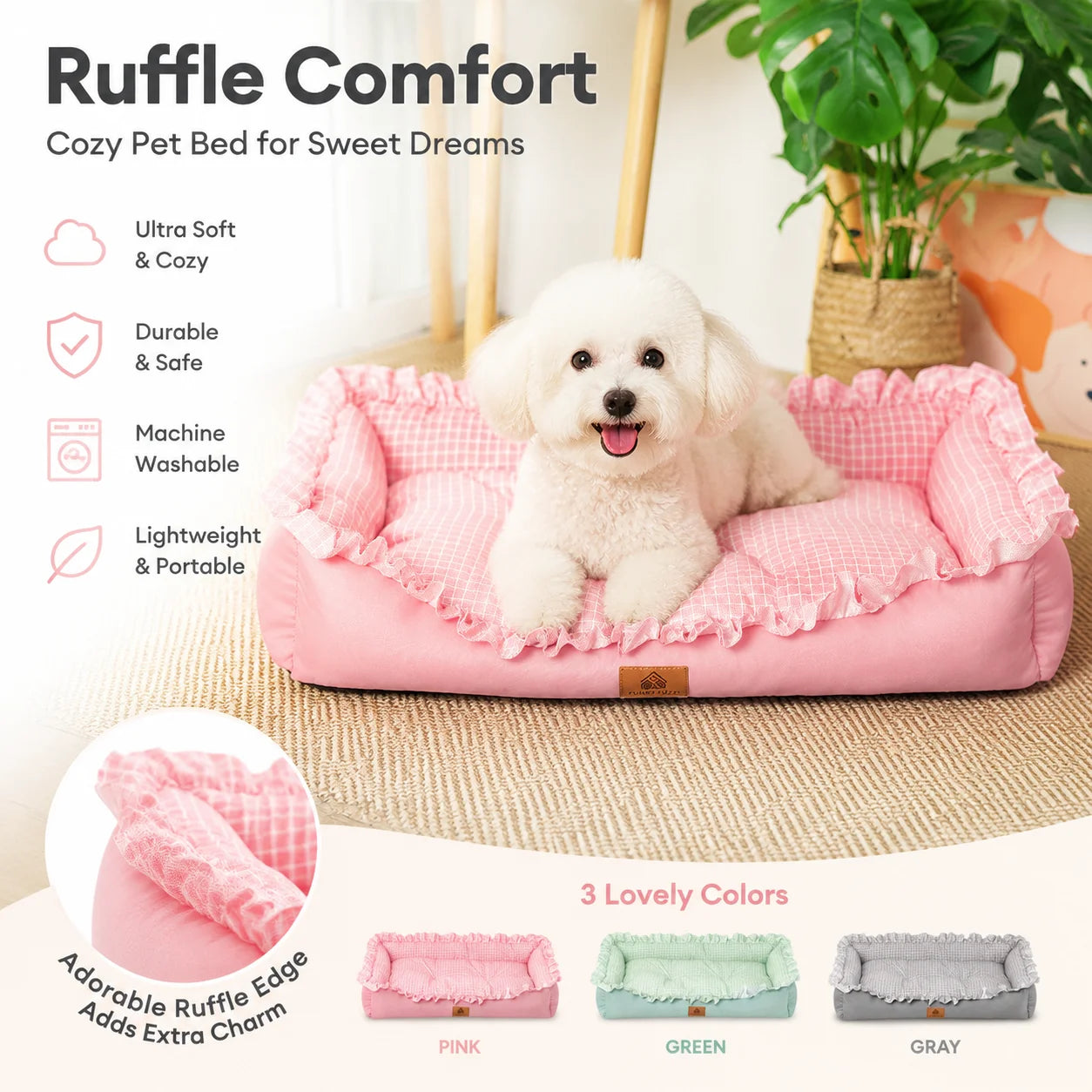 Pet Bed Sofa Summer for Small Medium Dogs Cats Fashion Design Washable Soft Dog Mats for Indoor Outdoor Pet Sleeping Supplies