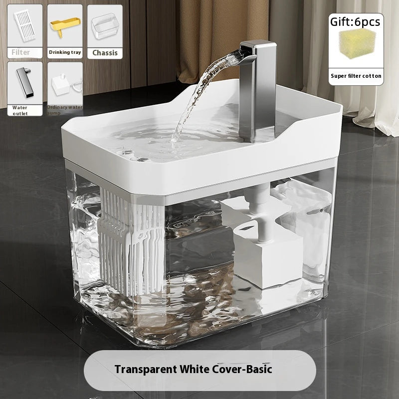 Fontaine à eau automatique USB pour chat et petit animal – Filtre, circulation continue