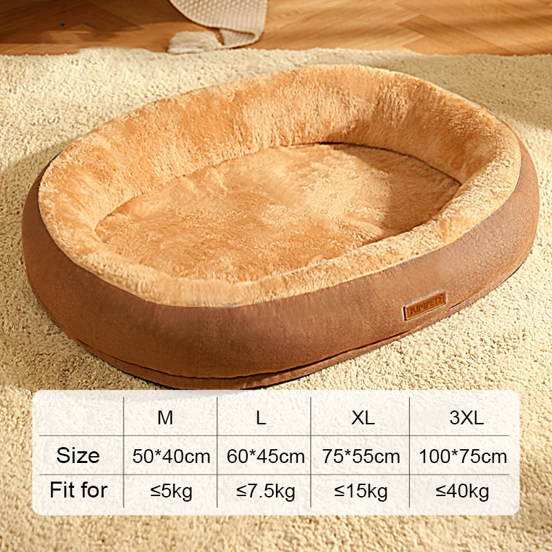 HOOPET Winter Comfortable Pet Mat Bed for Dogs Cats Fluff Sleeping Pad Dog Sofa Cushion Pet Calming Dog Bed House Pet Supplies