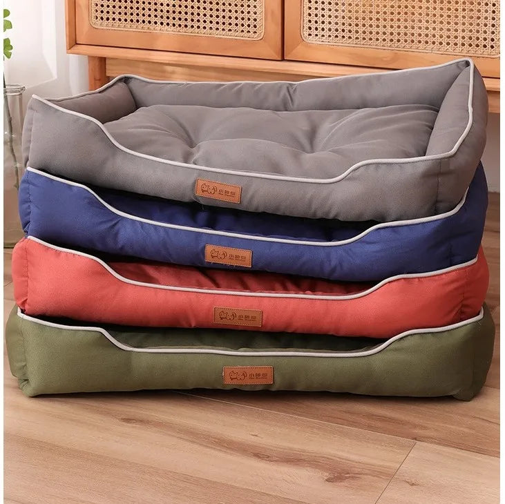 Waterproof Dog Bed Oxford Fabric Square Pet Cat Bed Mat Breathable Crate Pad for All Seasons Wholesale Scratch Resistance Supply
