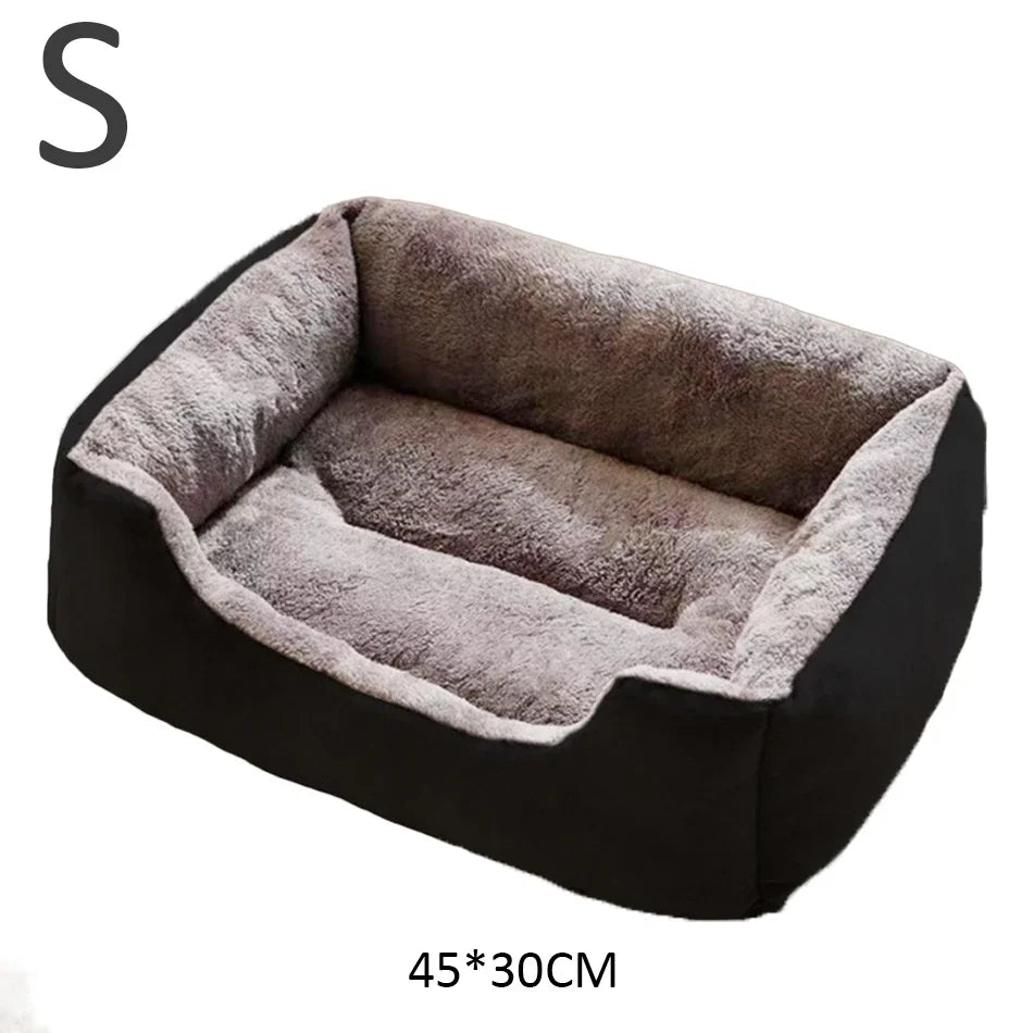 Lit panier maison douillet pour chat et chien — coussin confortable toutes tailles