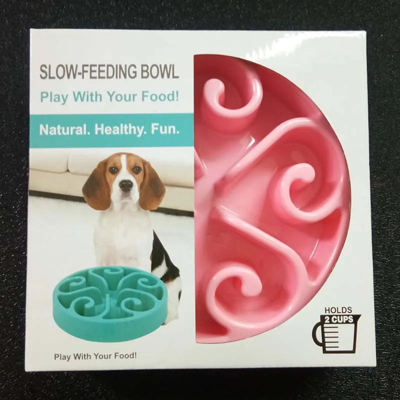 Gamelle anti-glouton puzzle pour chien – Antidérapante, grands et petits chiens