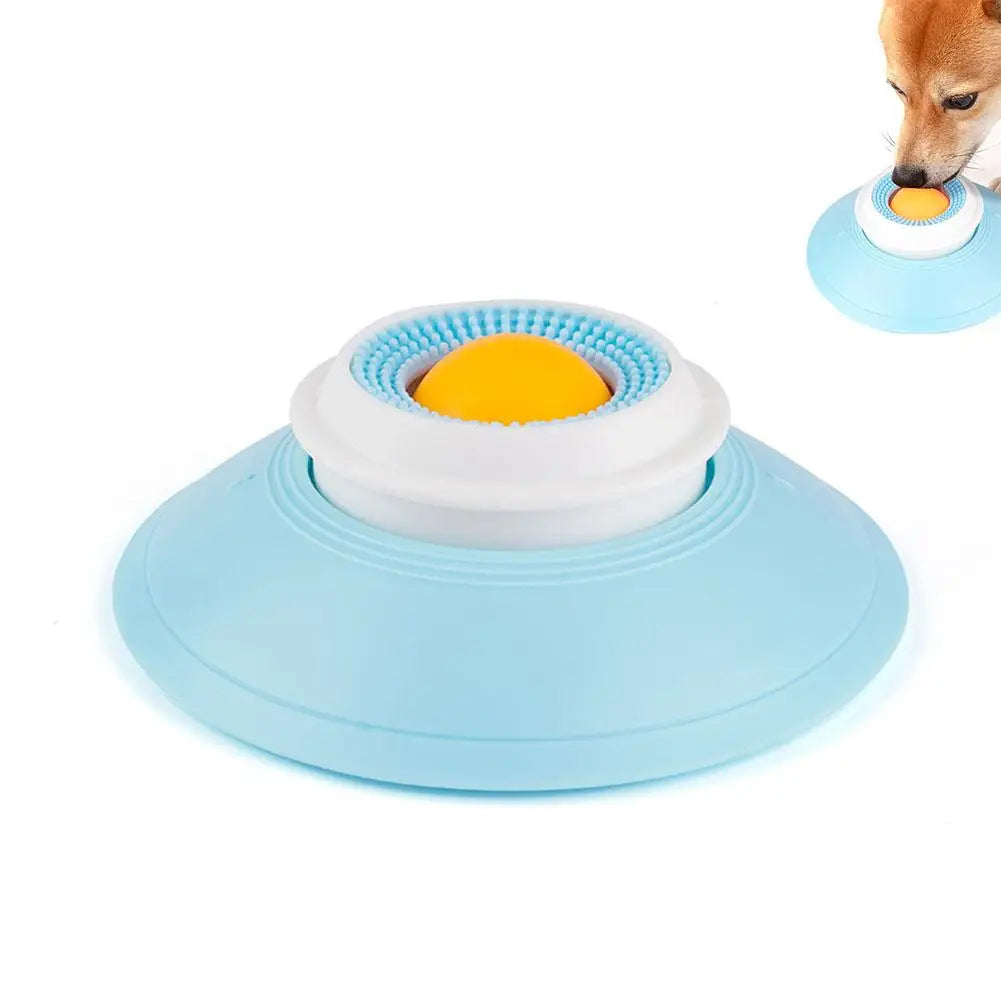 Balle à lécher anti-glouton pour chien et chat – Apaisante, anti-anxiété
