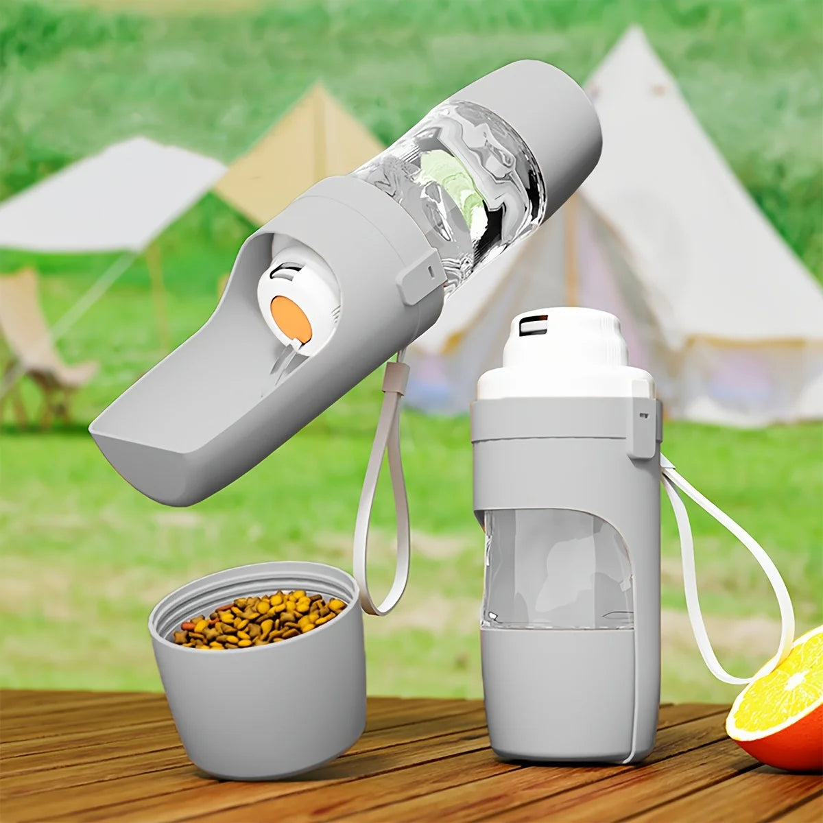 Portable Dog Water Bottle, Durable Pet Hydration Dispenser for Outdoor Walks, Hiking, Travel - Ergonomic Bottle Design