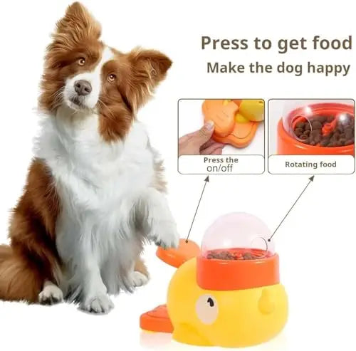 Anti-Gulping Duck Treat Dispenser for Small and Medium Dogs