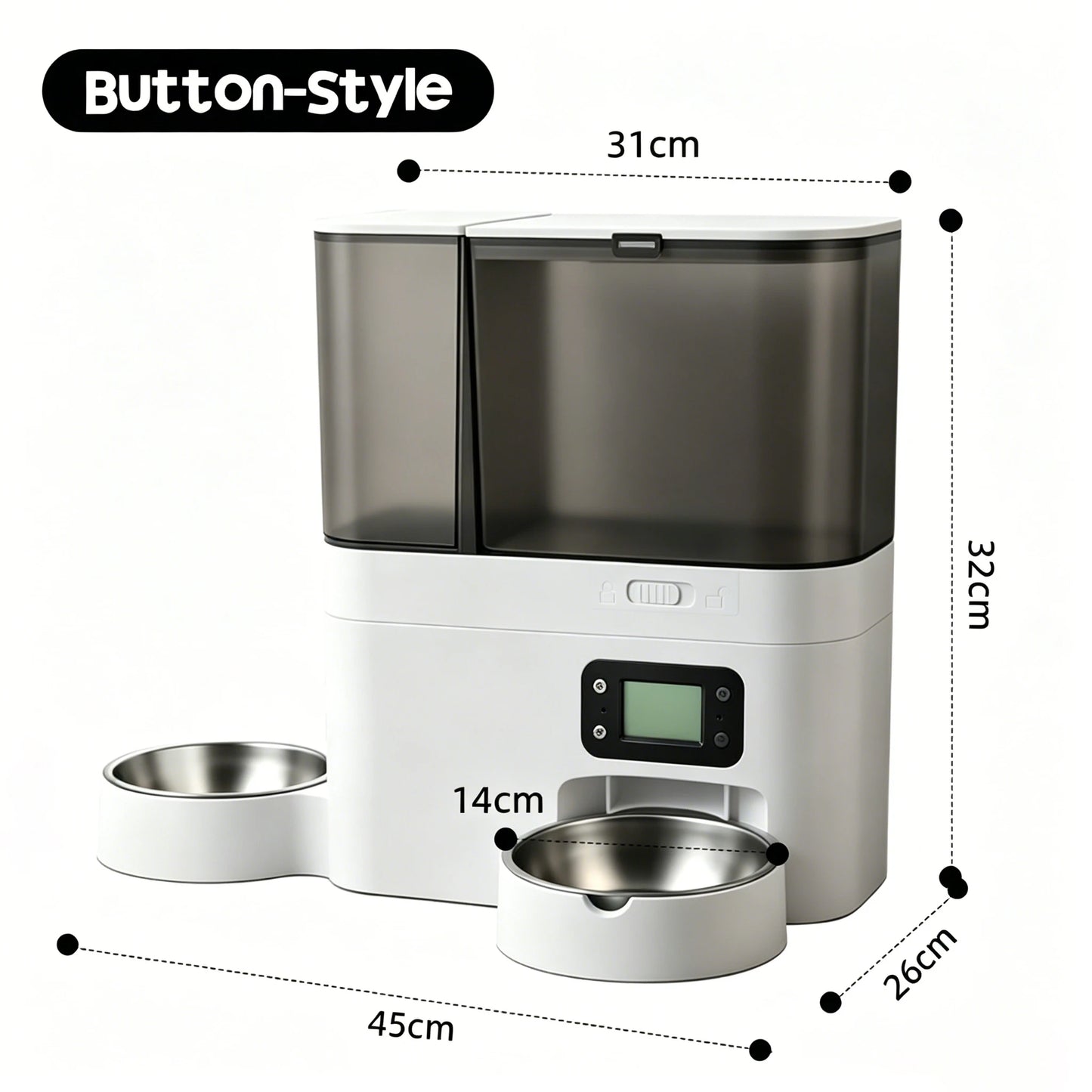 Automatic Camera Automatic Pet Feeder Water Fountain WIFI APP Video Smart Dog 5L Food Dispenser 3L Gravity Water Drinker Bowl