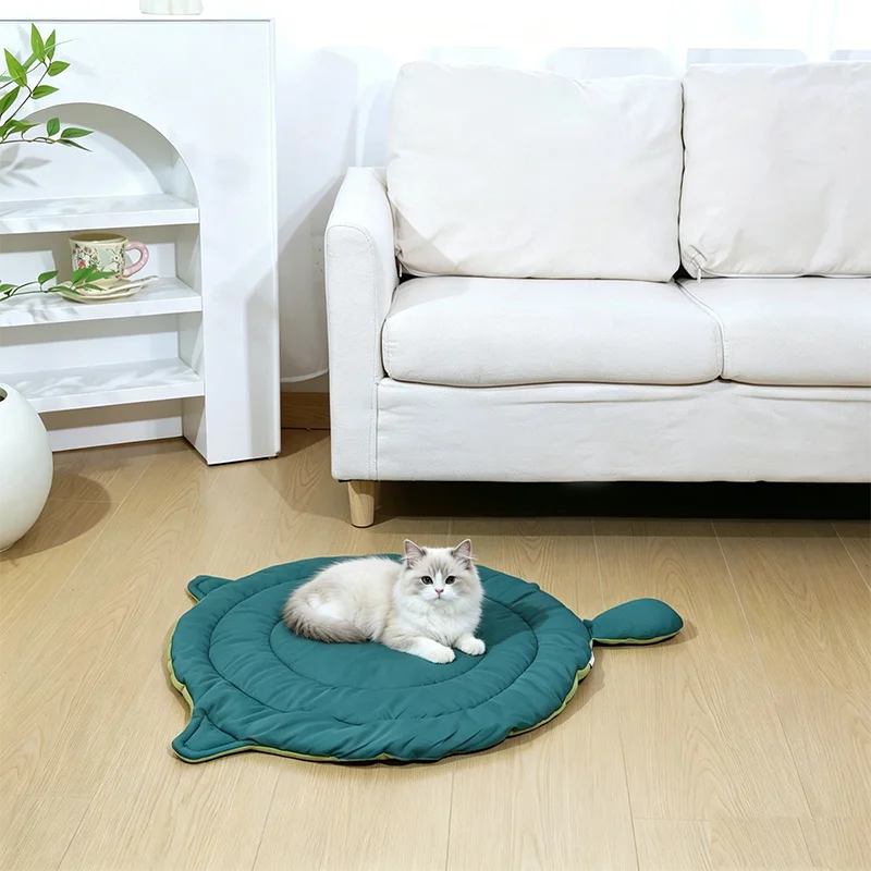 Cute Cartoon Big Face Cat Dog Sleeping Pad Four Seasons Universal Soft Breathable Washable Pet Rest Cushion