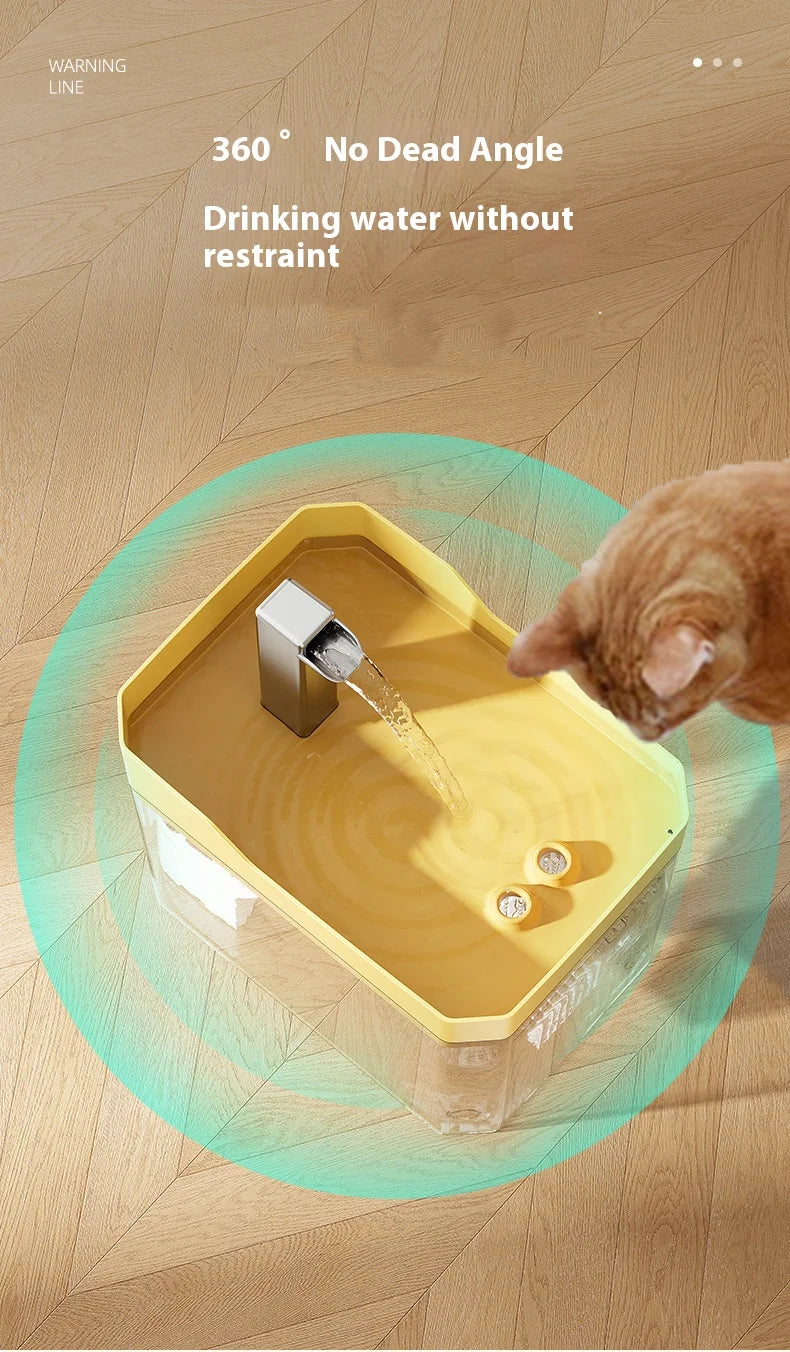 Fontaine à eau automatique USB pour chat et petit animal – Filtre, circulation continue