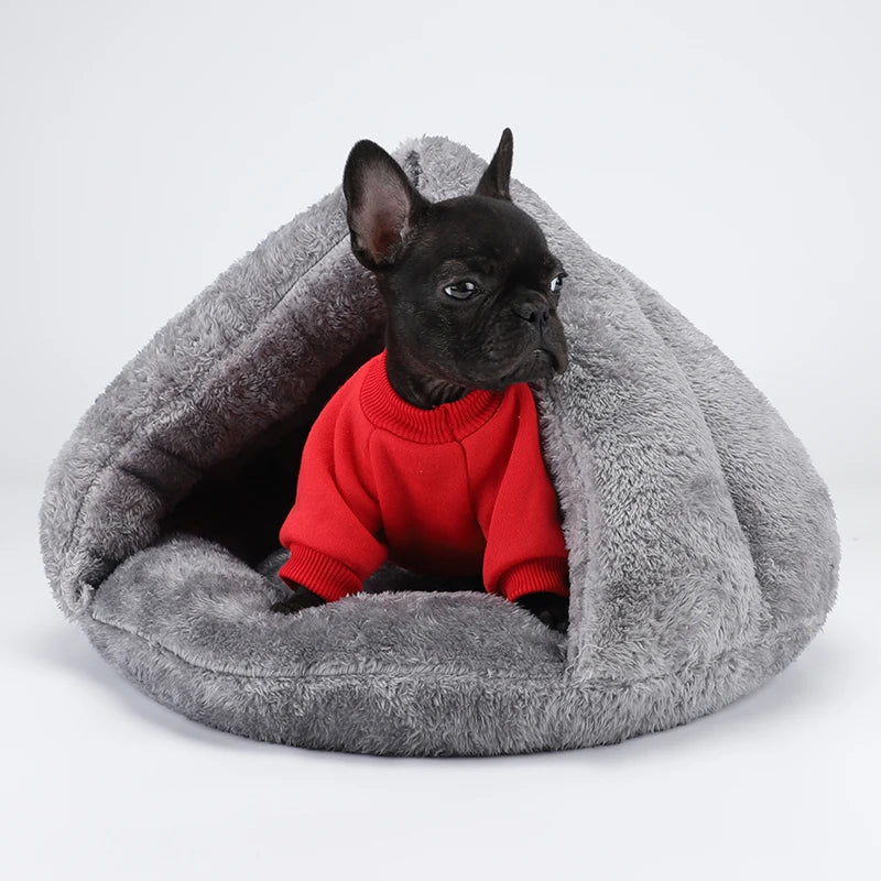Lit douillet lavable pour chiens et chats — panier sofa en peluche toutes tailles