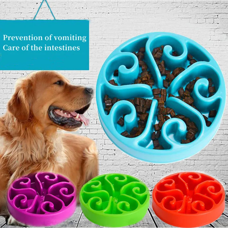 Gamelle anti-glouton puzzle pour chien – Antidérapante, grands et petits chiens