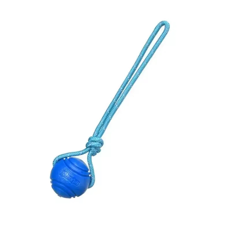 Dog Training Ball on Rope Cotton Nontoxic Durable Interactive Dog Toy for Small Large Dogs Tugging Throwing Catching Chewing