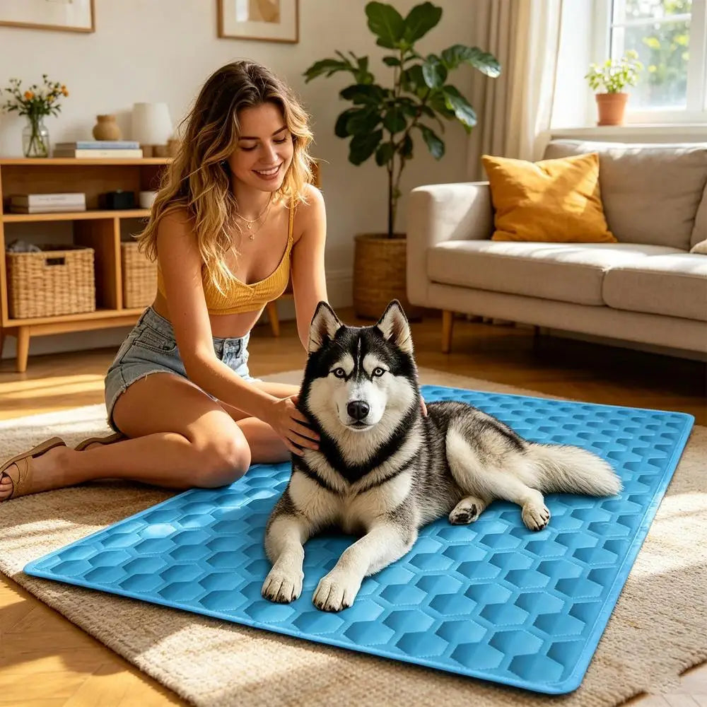 Dog Cooling Mat Summer Pet Cold Bed Extra Large For Small Big Dogs Pet Accessories Cat Durable Blanket Sofa Cat Ice Pad Blanket