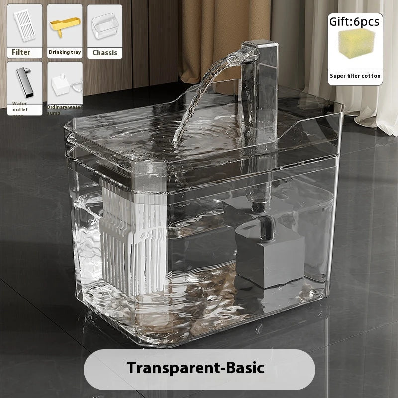 Fontaine à eau automatique USB pour chat et petit animal – Filtre, circulation continue