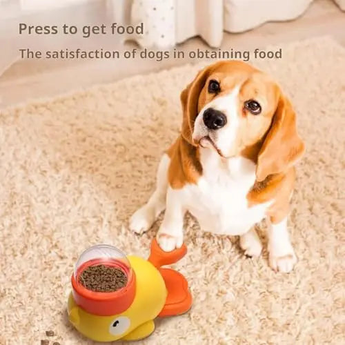 Anti-Gulping Duck Treat Dispenser for Small and Medium Dogs