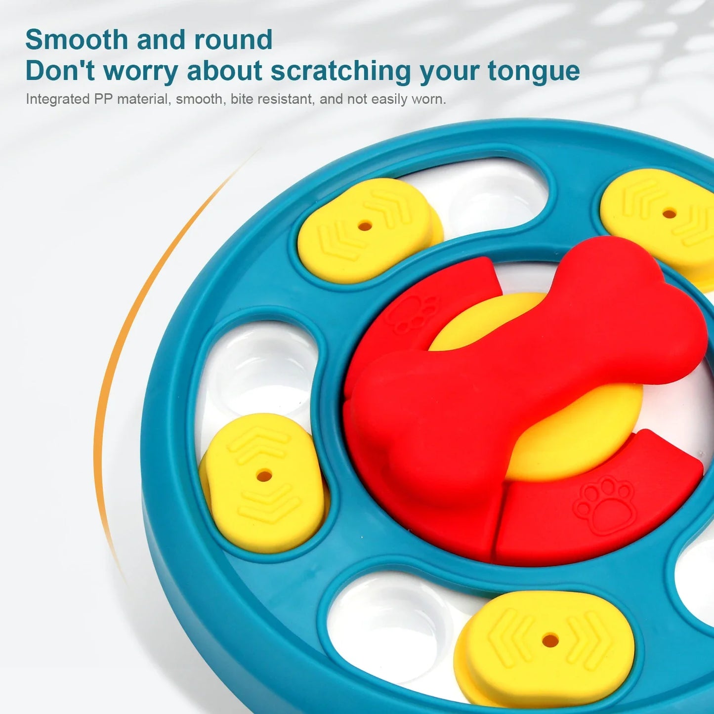 Multicolor anti-gulping bowl for dogs and cats – Labyrinth and circular