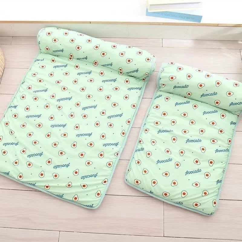 Dog Mat Cooling Summer Pad Mat For Dogs Cat Blanket Sofa Breathable Pet Dog Bed Summer Washable For Small Medium Large Dogs Mat