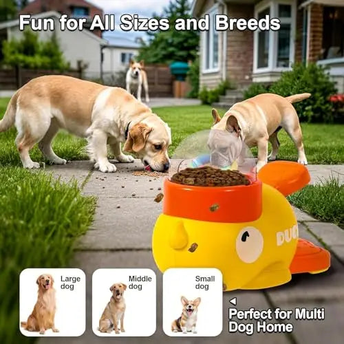 Anti-Gulping Duck Treat Dispenser for Small and Medium Dogs