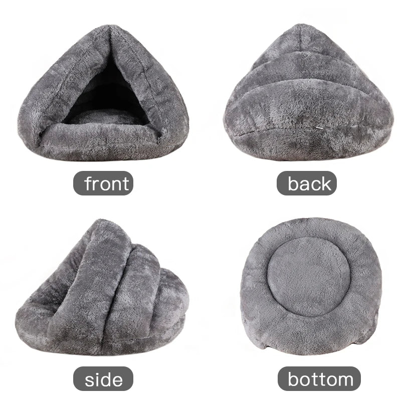 Lit douillet lavable pour chiens et chats — panier sofa en peluche toutes tailles