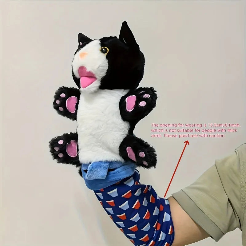 Interactive Cat Wrestling Puppet Toy with Poseable Limbs, Plush Stuffed Animal for Indoor Play, Durable & Safe Cat Toys Dog Toy