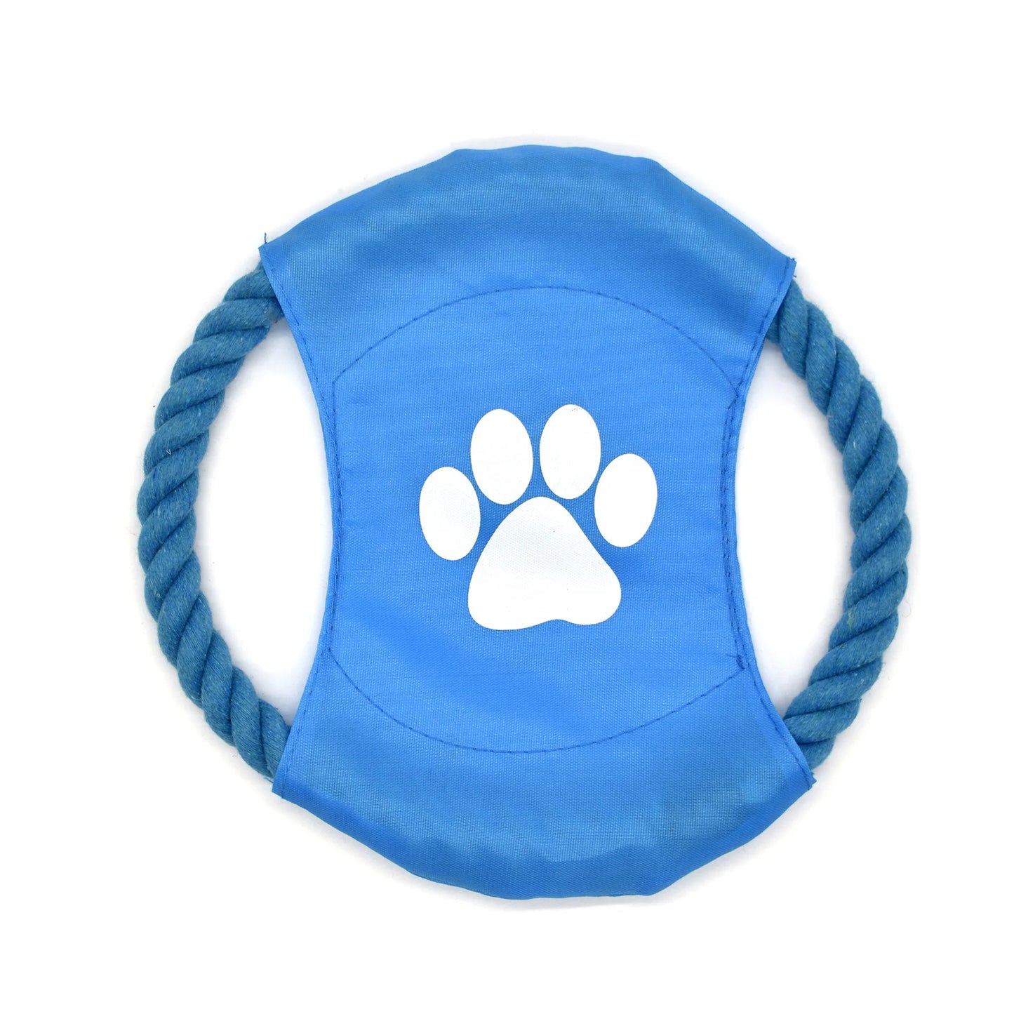 Durable Interactive Pet Dog Toy with Cotton Rope Outdoor Throwing Bite Resistant Fun Playtime Accessory for Dogs
