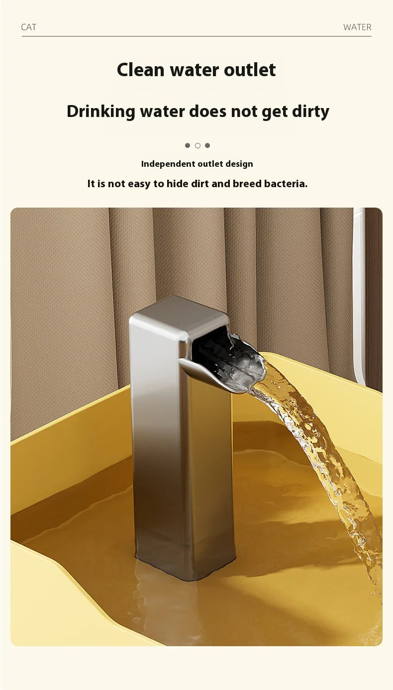Fontaine à eau automatique USB pour chat et petit animal – Filtre, circulation continue