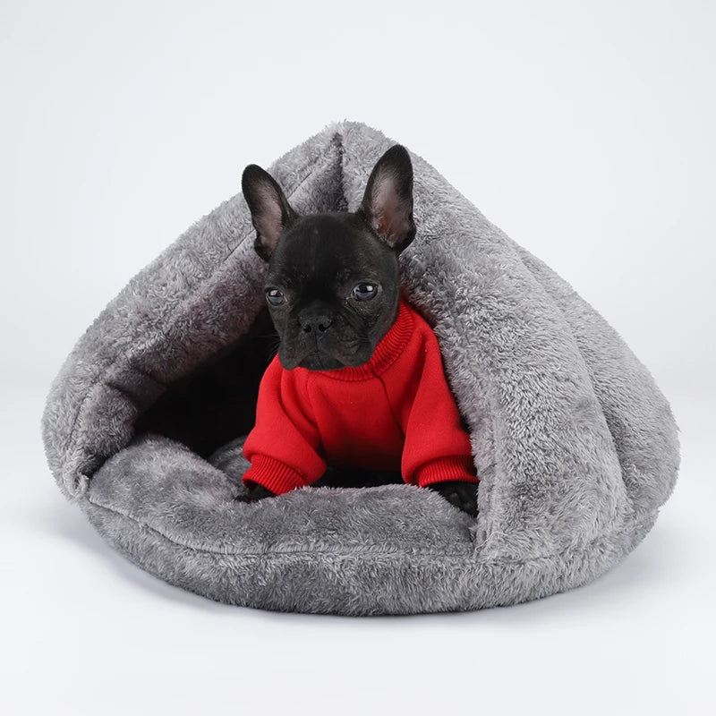 Lit douillet lavable pour chiens et chats — panier sofa en peluche toutes tailles