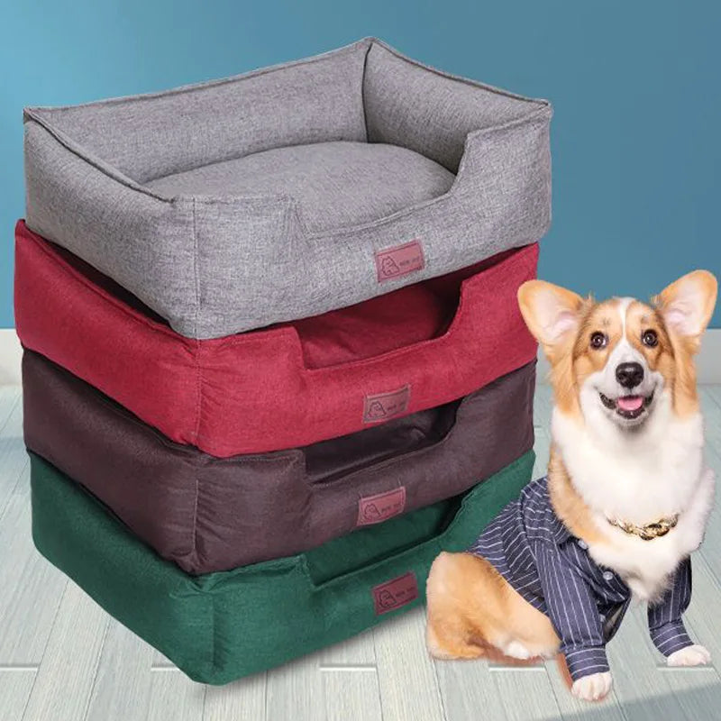Lit respirant toutes saisons pour chien et chat — coussin sofa doux et apaisant