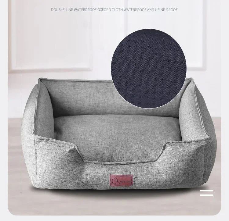Lit respirant toutes saisons pour chien et chat — coussin sofa doux et apaisant