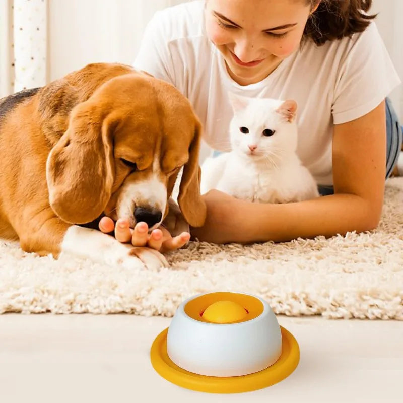 Jouet à lécher interactif pour chien et chat – Distributeur de friandises