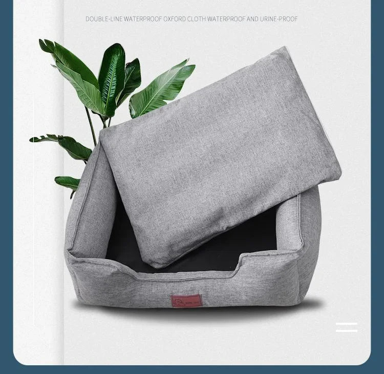 Lit respirant toutes saisons pour chien et chat — coussin sofa doux et apaisant