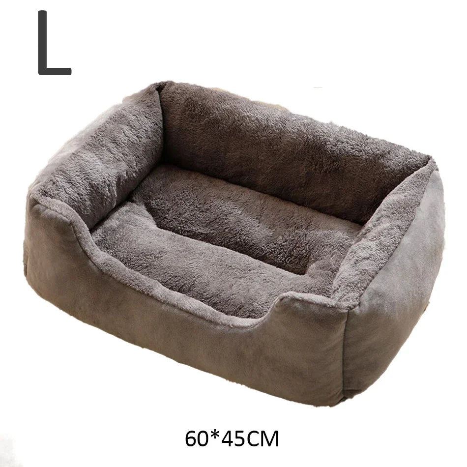 Lit panier maison douillet pour chat et chien — coussin confortable toutes tailles