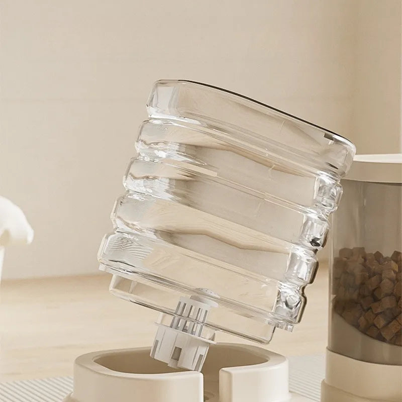 Gravity Pet Feeder and Water Dispenser Set Automatic Dog Feeder and Dog Water Dispenser for Dogs, Cats, Pets, Animals, Large Capaci