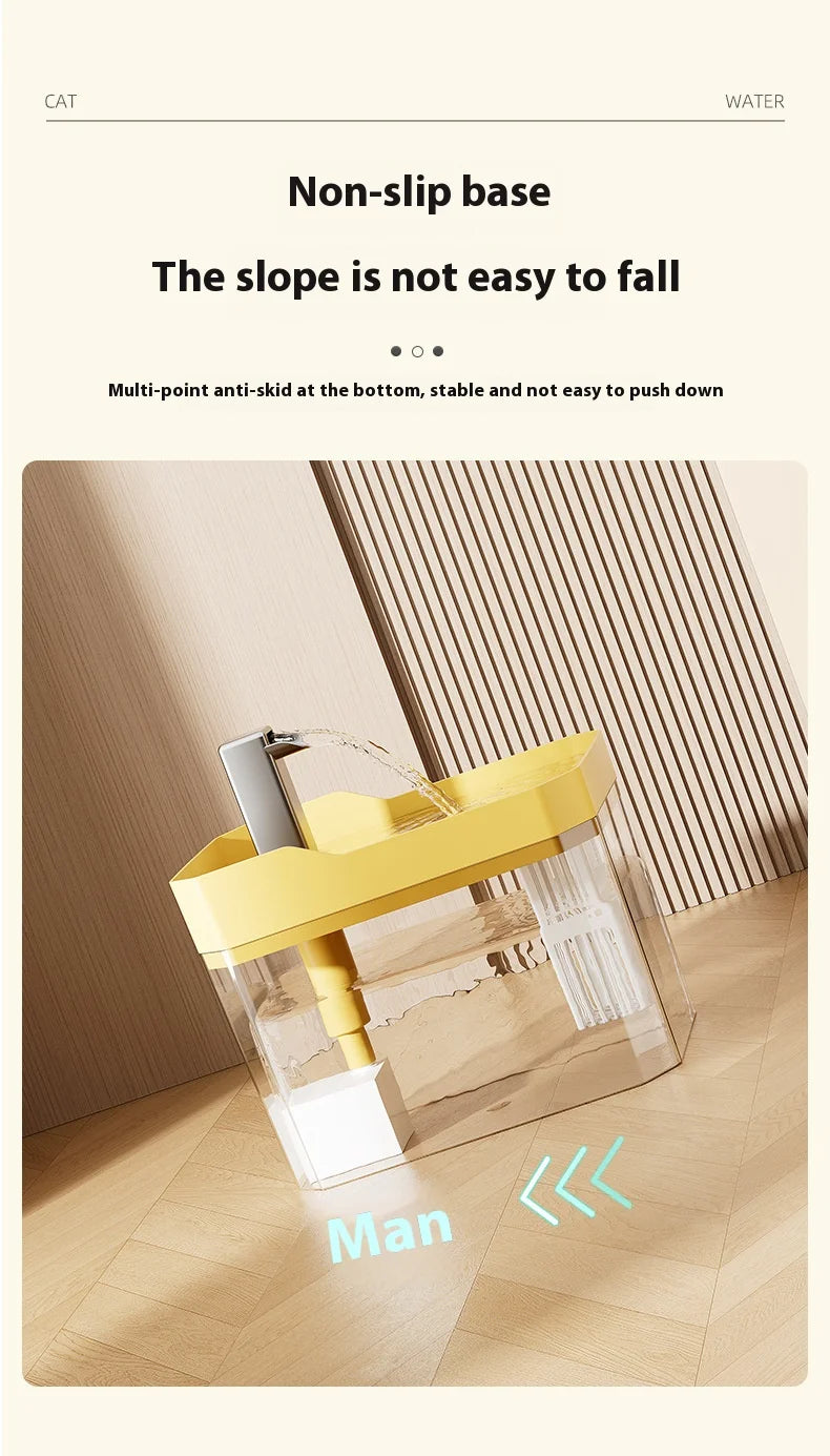 Fontaine à eau automatique USB pour chat et petit animal – Filtre, circulation continue